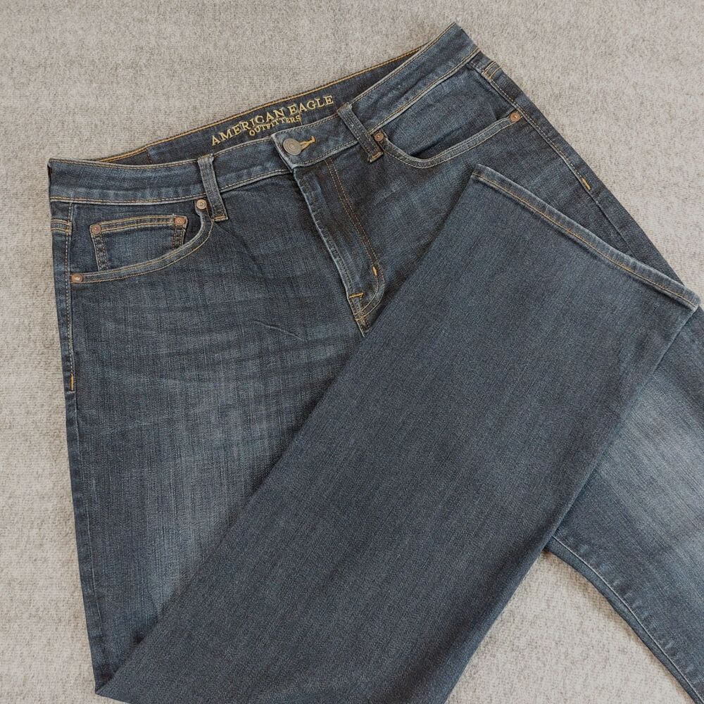 American Eagle Extreme Flex Classic Boot Jeans Men’s 34x34 (Fit 35x32) Blue